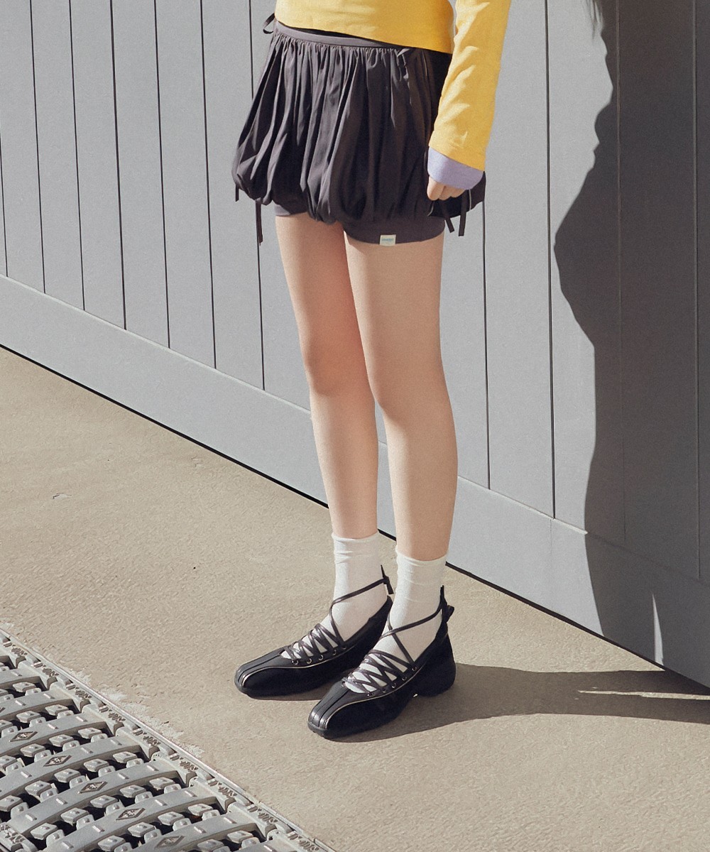 Rockfish Weatherwear BLISS HEEL LACEUP SNEAKERS Balletcore 4.5cm