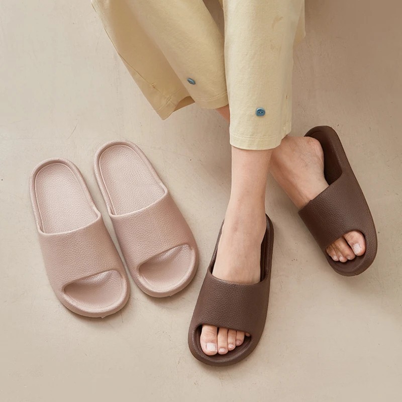 Womens Men Non-Slip Slides Shower Slippers House Sandals Bathroom Shoes Durable