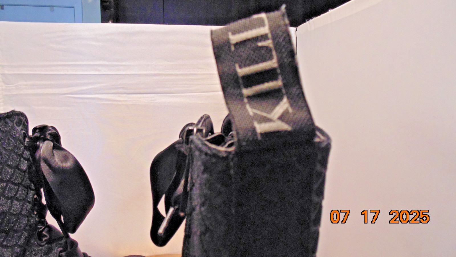 Killstar Black Velvet Print Block Heel Midcalf Boots Zip Ribbon Goth Size 9