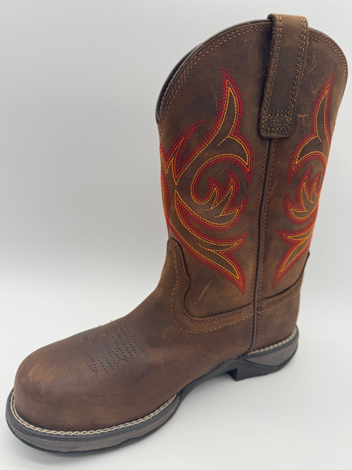 Semi new AriatAnthem Round Toe Composite Toe Work Boot Women’s in BROWN SZ 8 B