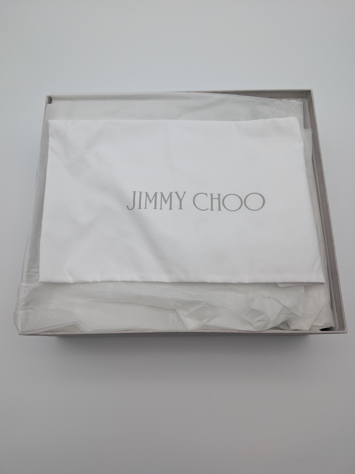 Wms Jimmy Choo Lorelai 100 FGW 155 Fine Glitter Leather Heels US 7.5 / EU 37.5