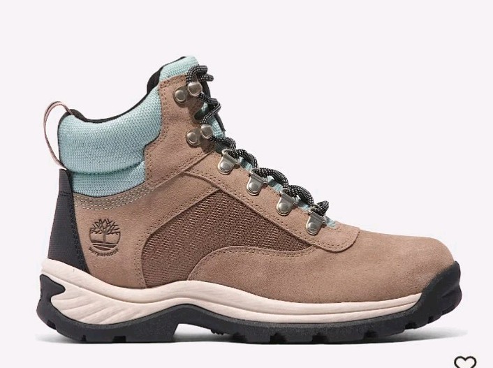 Womens TIMBERLAND WHITE LEDGE WATERPROOF MID Premium Leather HIKER Sz 9.5 Wide