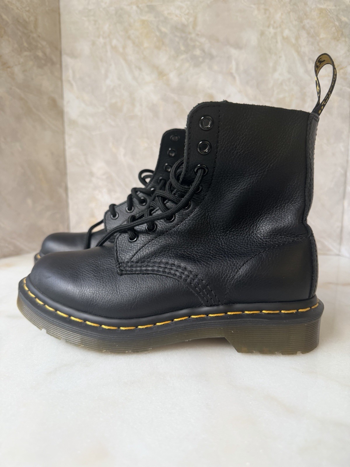 Dr. MARTENS | Pascal Leather Boots • SZ 5 (Fits Big)