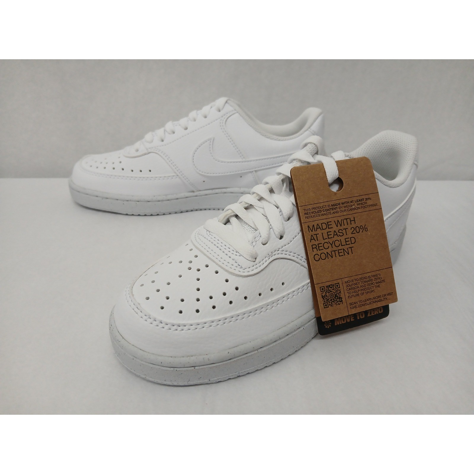 Nike Women’s Court Vision LO NN White Sneakers Casual Shoes DH3158-100 Size 7