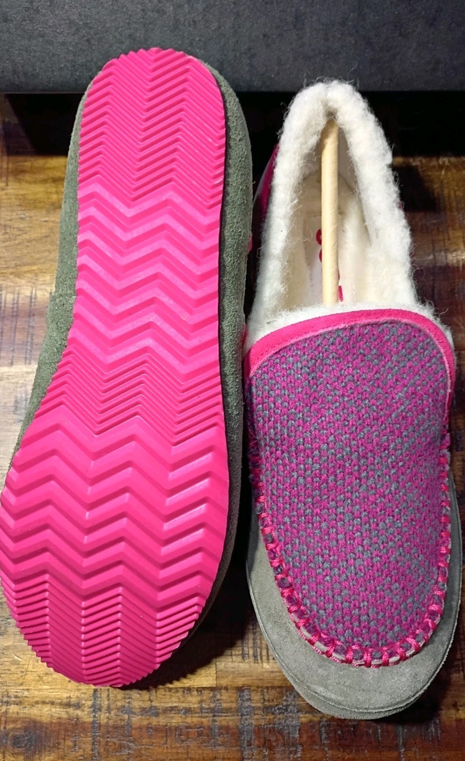 Womens Sorel Tremblant 2 Suede Moccasin Insulate Snow Slipper IndoorOutdoor Sz 8