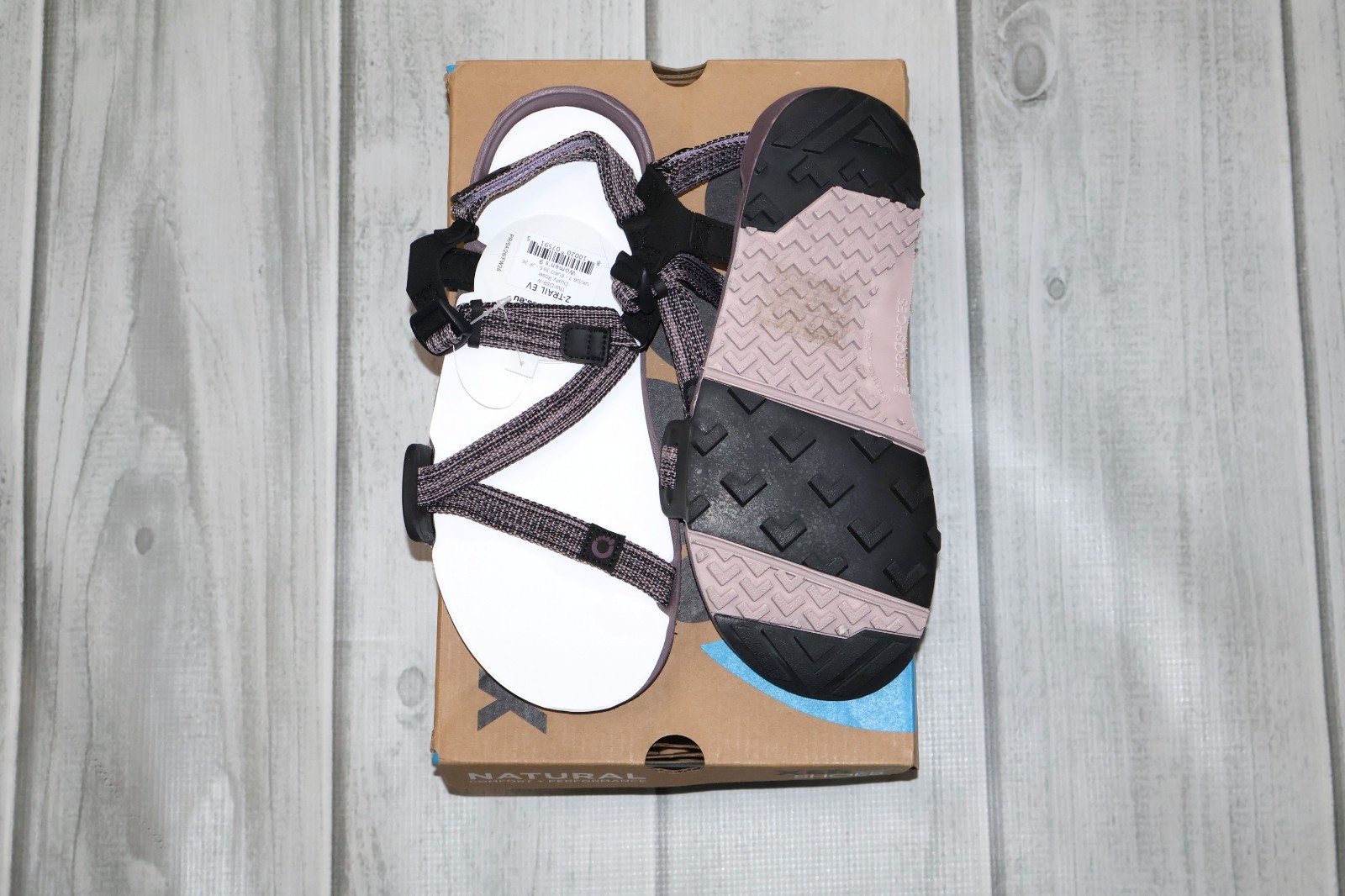 NEW XERO Women’s Shoes Z-Trail EV Flex Sandals Dusty Rose Barefoot Flat Size 8