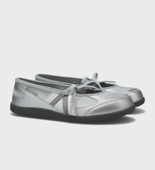 New Balance Women NBRJGS450S FLAT BREEZE SILVER Mary Jane Flats SD2601SI