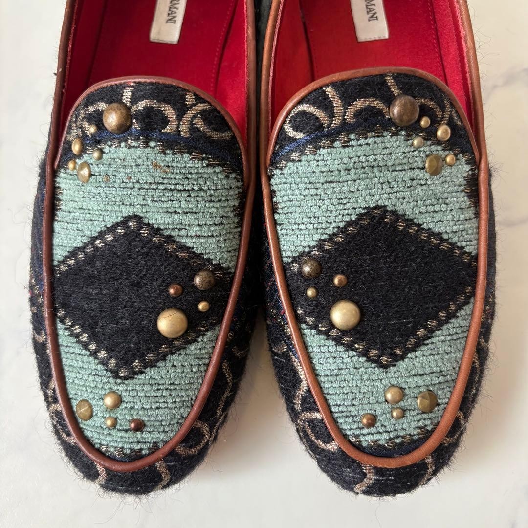 GIORGIO ARMANI loafers size 23cm not available in Japan made in Italy size 36