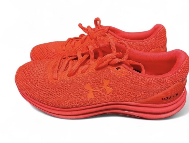 Under Armour Liquify hot pink and orange Comfort Breathable Running Sneakers