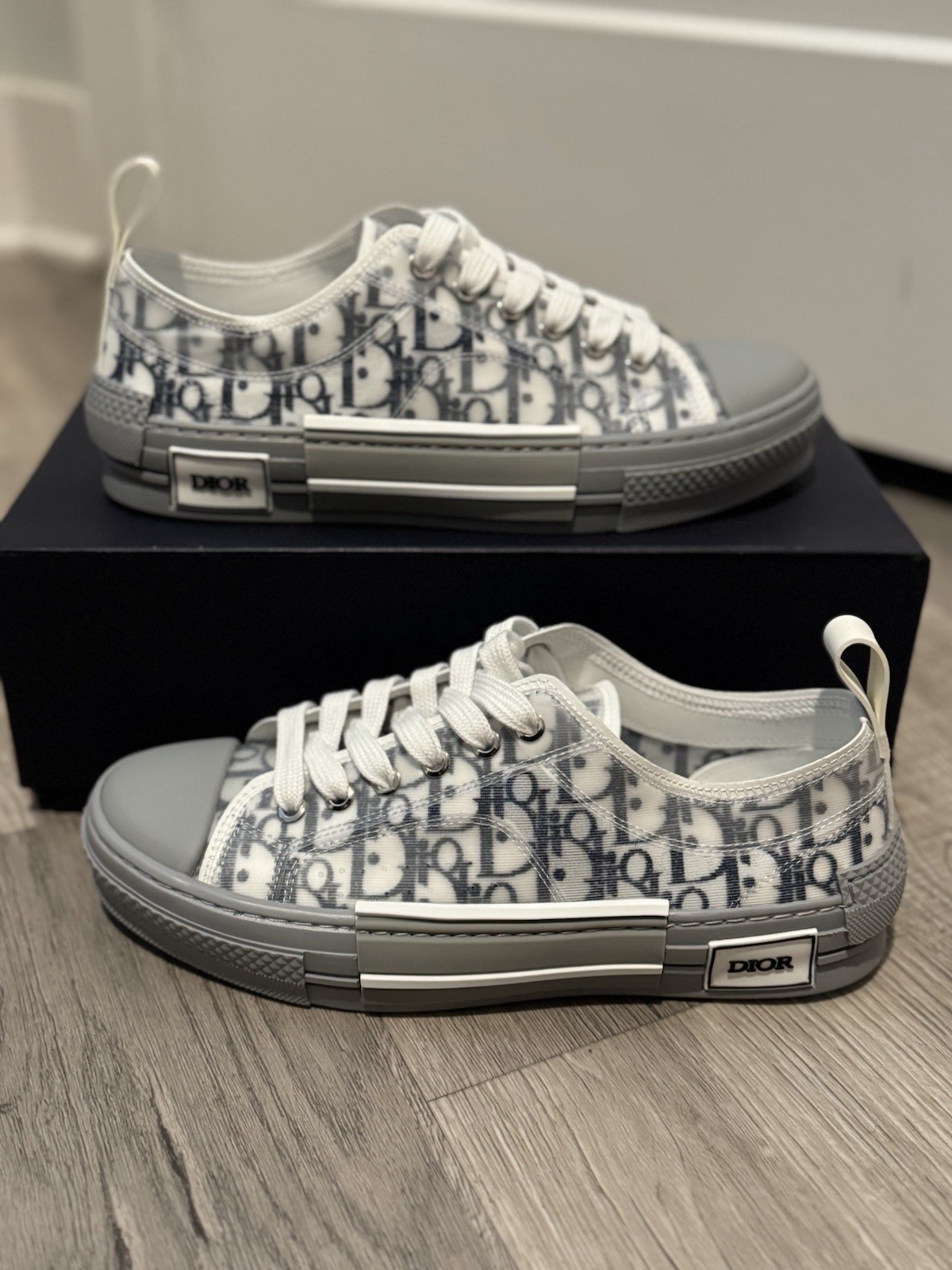 Christian Dior B23 Low Oblique Blue Grey