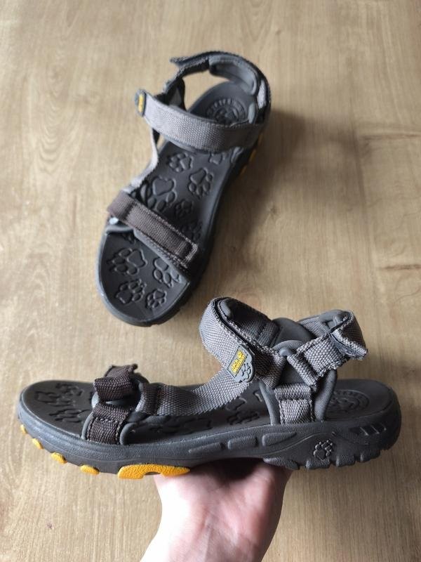 women jack wolfskin sandals grey 38