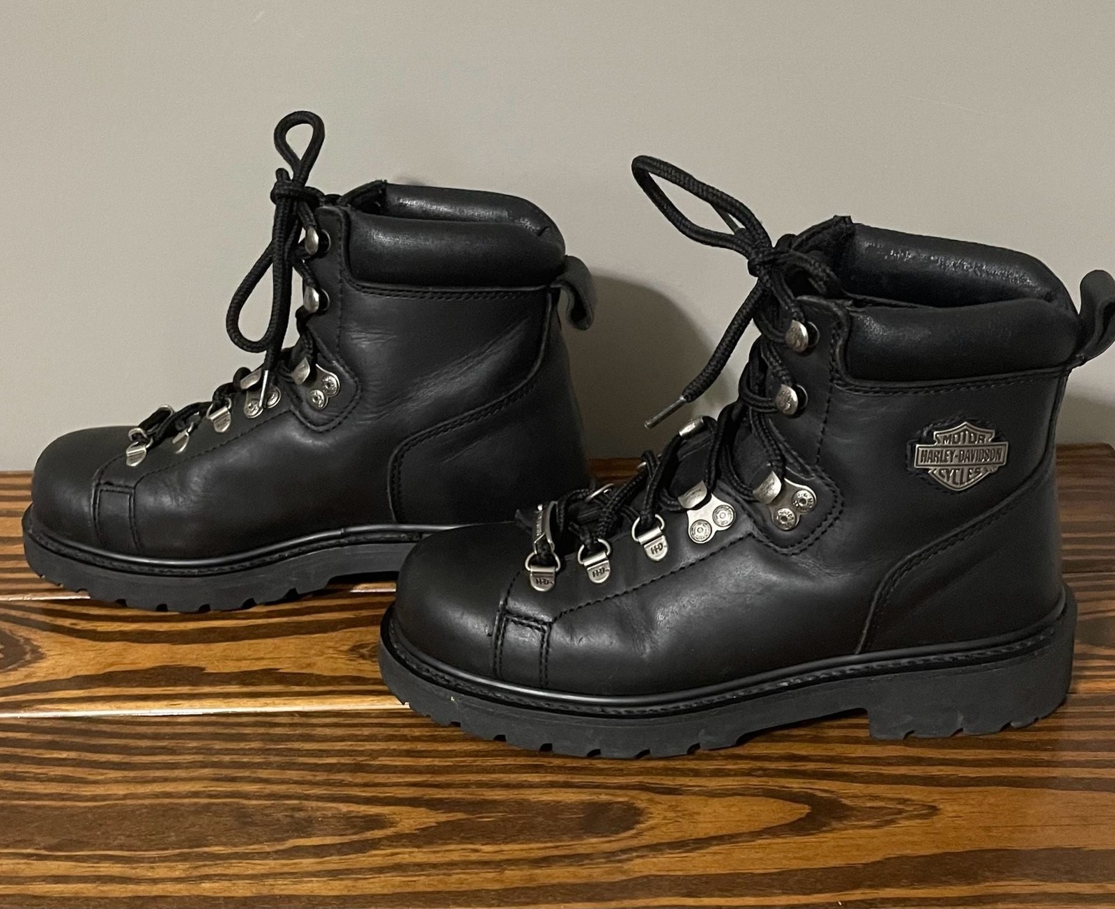 Harley-Davidson Women’s Dipstick 6-Inch Leather Lace-Up Motorcycle Boots