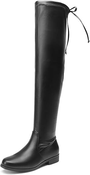 Women’s Fashion Over The Knee Boots Low Block Long Stretch Sexy Thigh High Boots