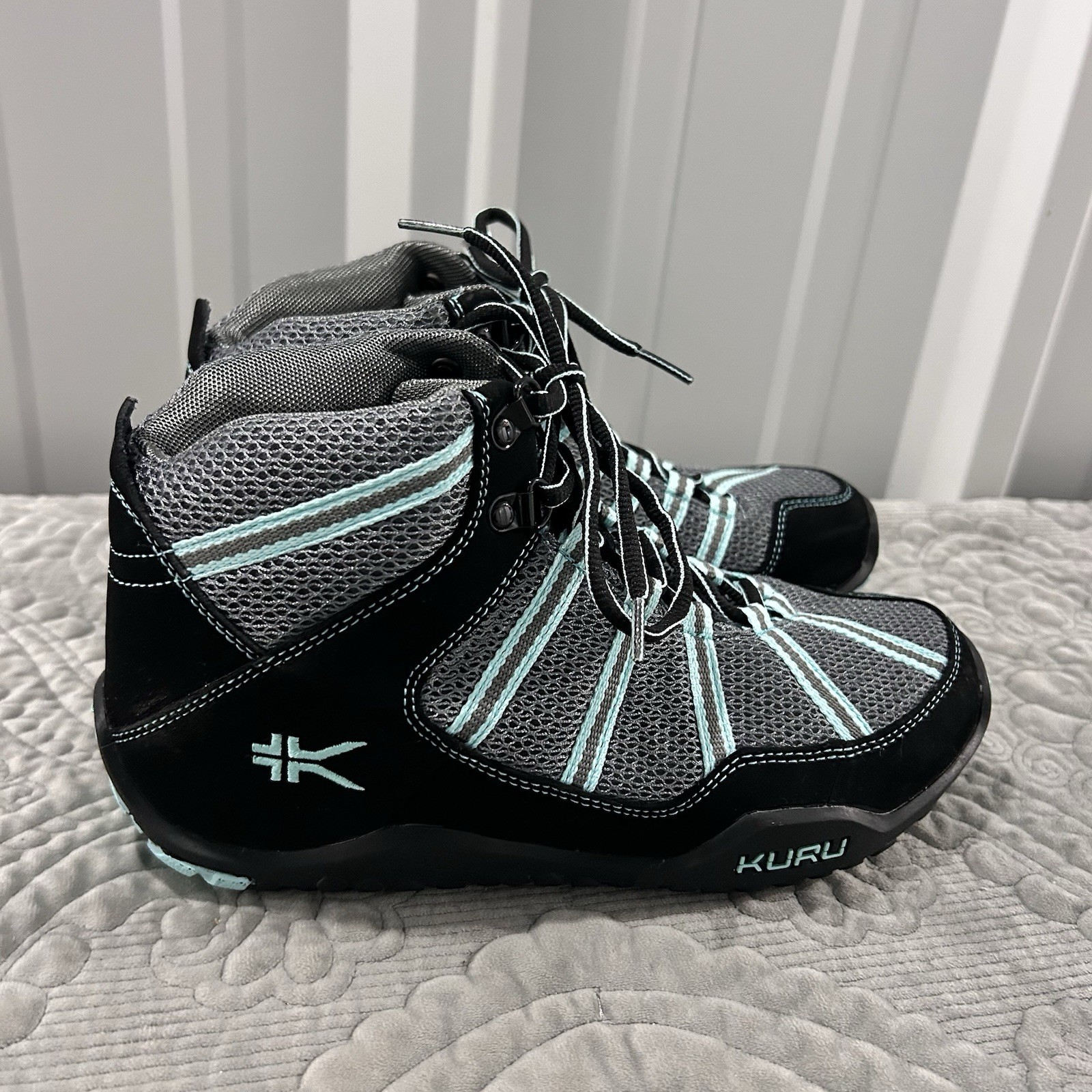 Kuru Womens Chicane Active Training Boots Mesh Mid Top Lace Up Athletic Shoes 9