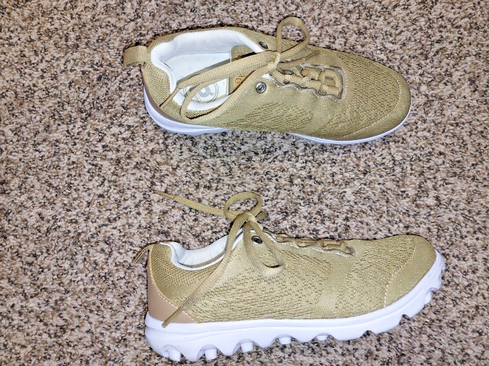 Propet TravelActiv W5102 Honey Beige Casual Shoes Womens Size 5M