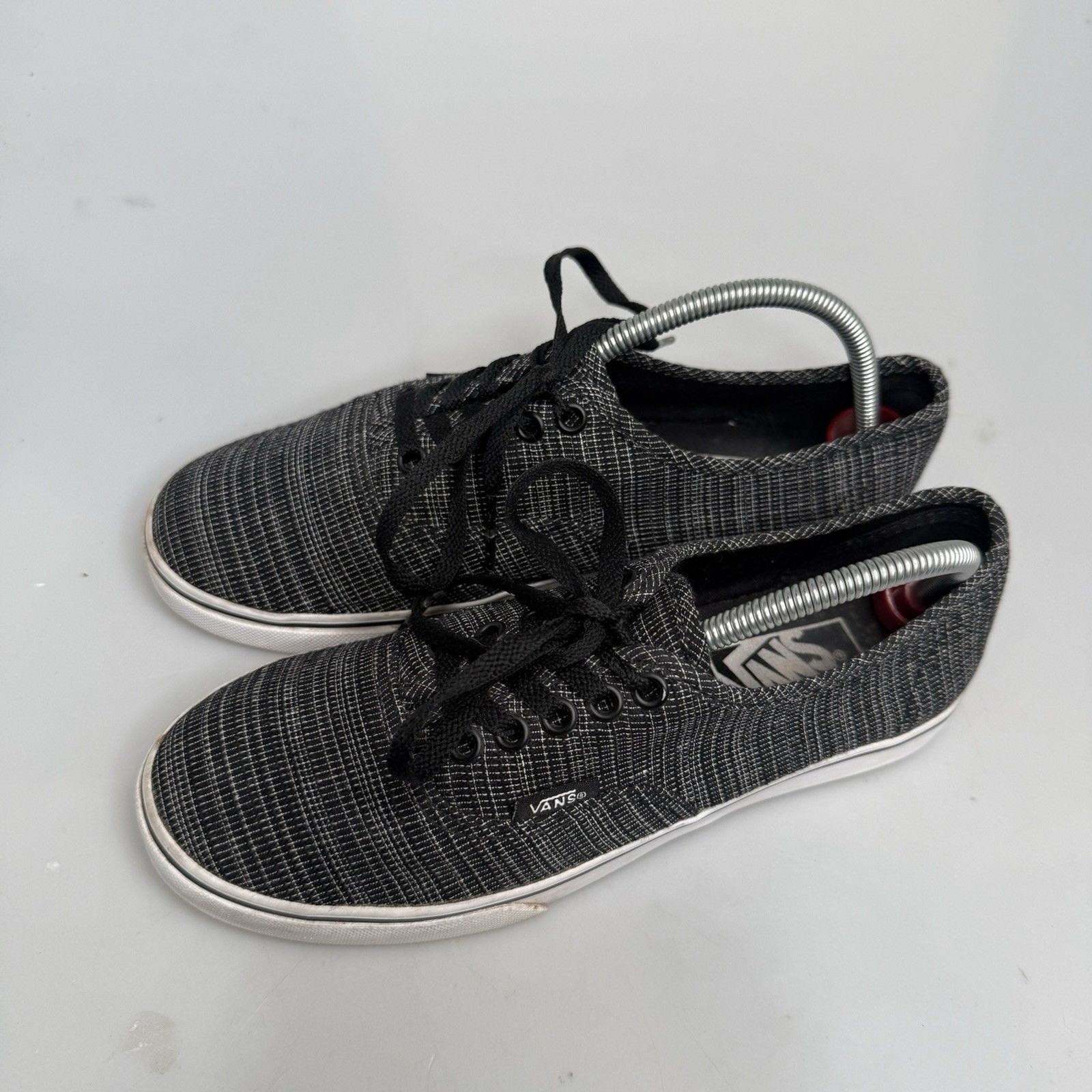 Vans Classic Knit Skate Sneakers Black Women’s 5 Men’s 3.5 Low Top Shoes EU 34.5