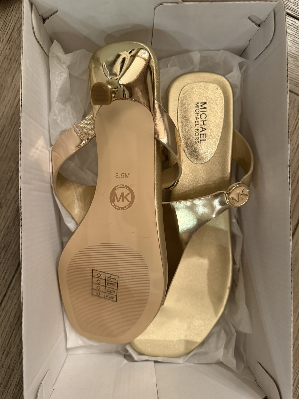 Leather Kitten Heel — Michael Kors (new in box)