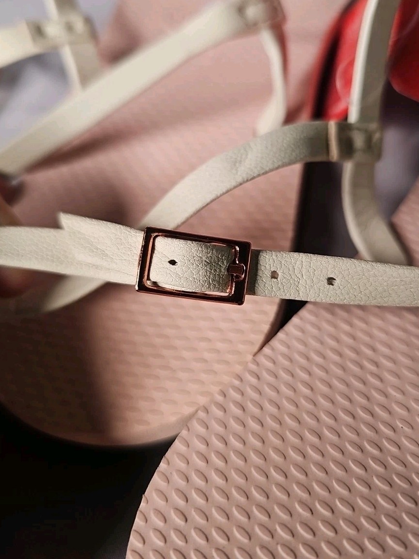 Havaianas You Rio Sandal Ballet Rose Ankle Strap Outdoor/Indoor Sz USA 12.5 CUTE