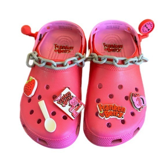 General mills monster cereals franken berry Crocs men’s 5 women’s 7 pink collab