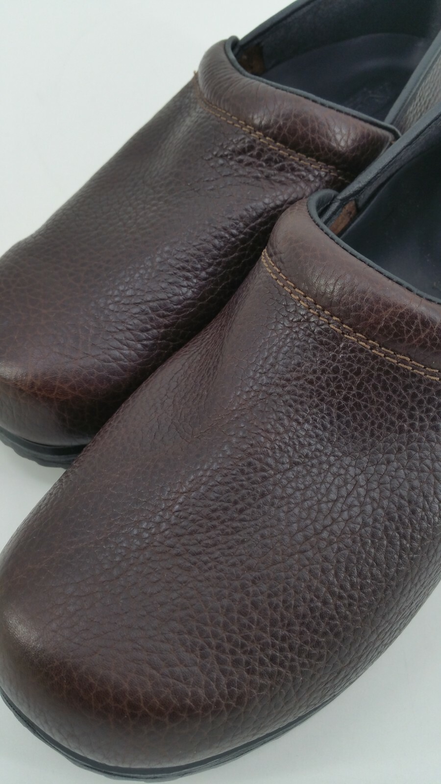 NEW Ana Tech Clogs Slip On Dark Brown Shoes Womens 45 EU 13 USA Comfort Leather