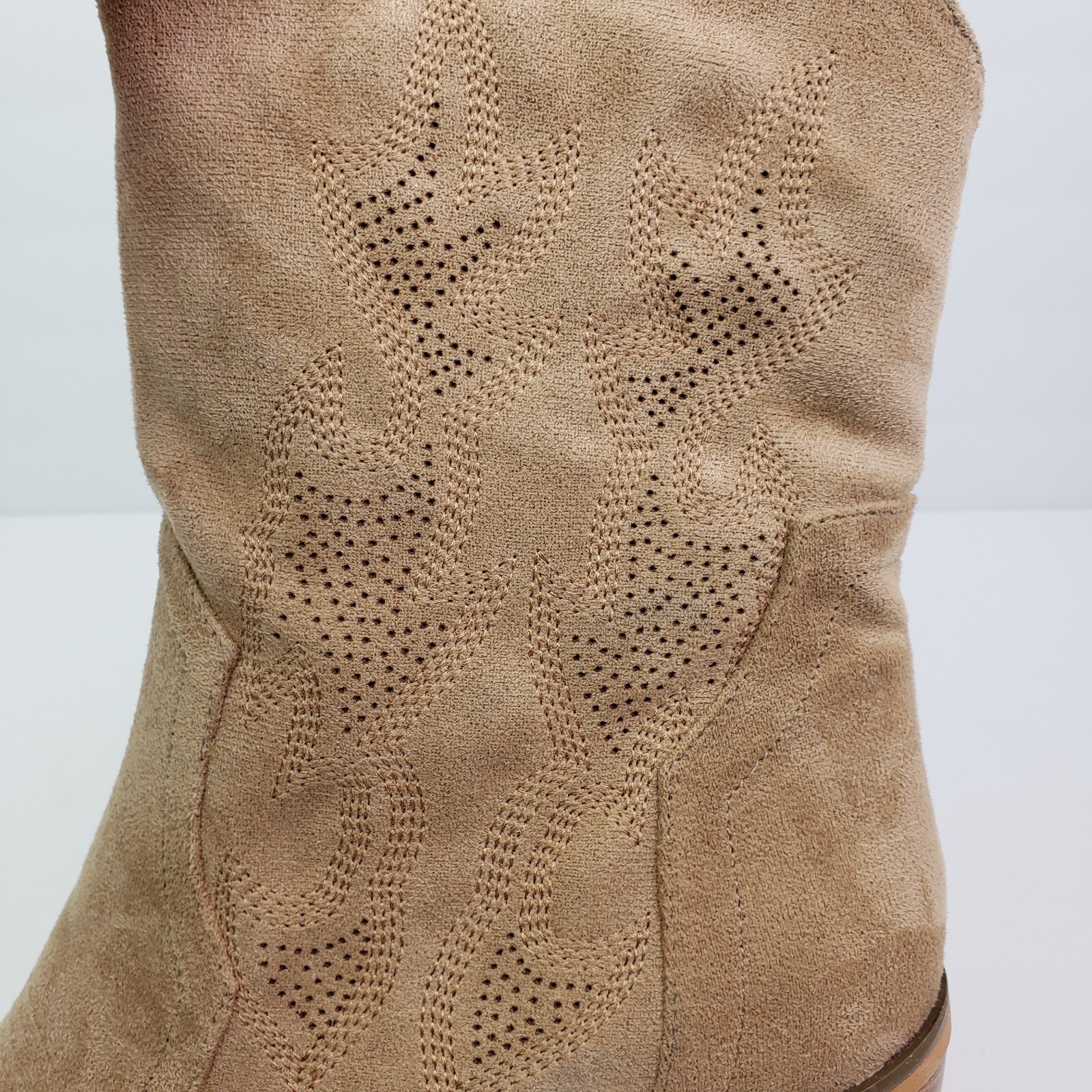 Olivia & Kate New York Bonita Womens Size 9.5 Brown 3.25″ Heeled Western Boots