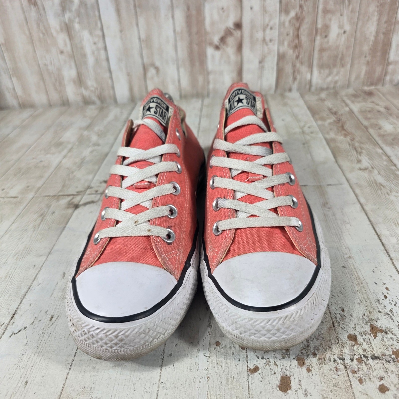 Converse Chuck Taylor All Star Low Top Salmon Pink Coral Sneakers 142378F Mens 8
