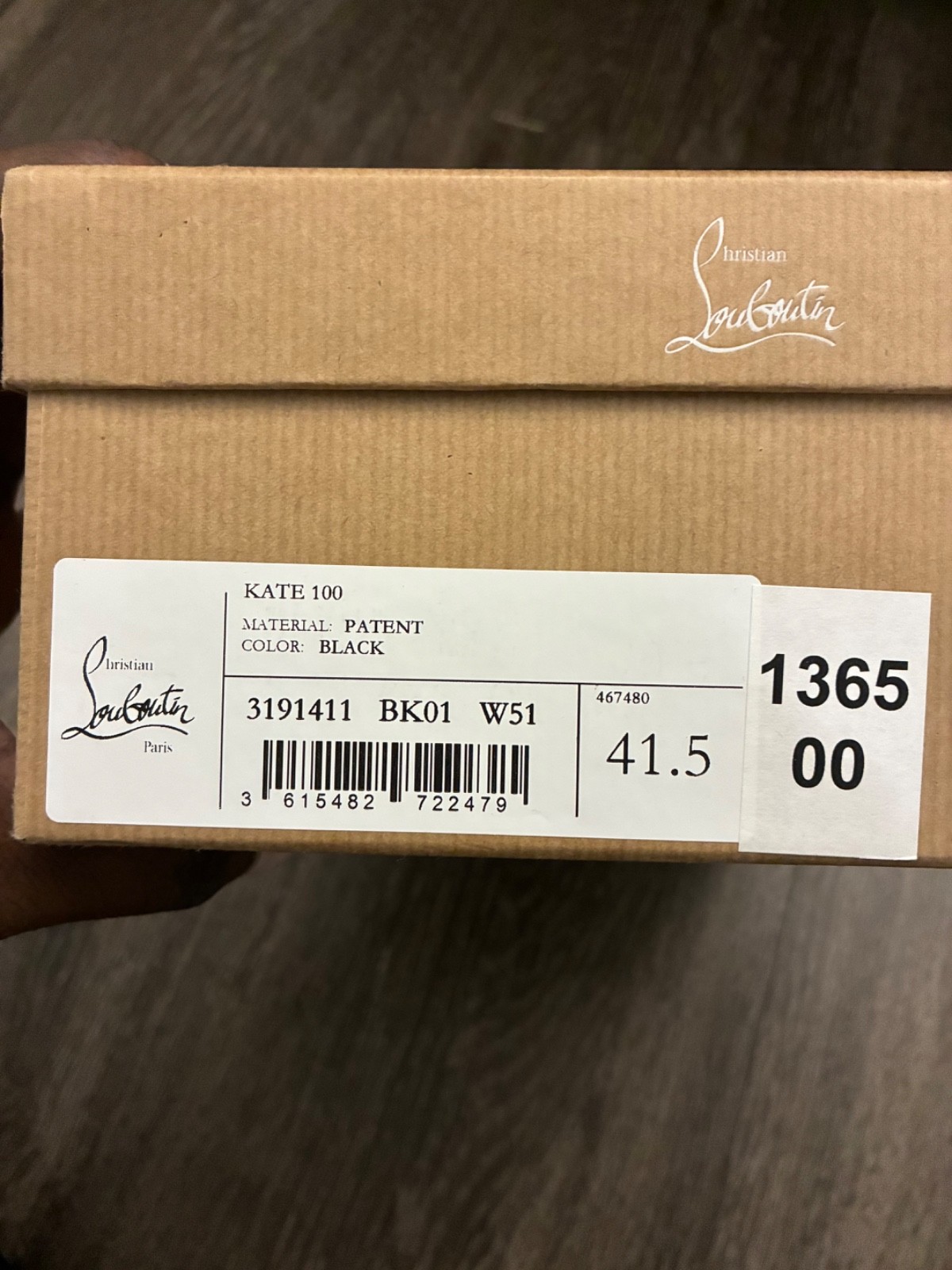 Christian Louboutin Kate 100 patent leather pumps size 41.5