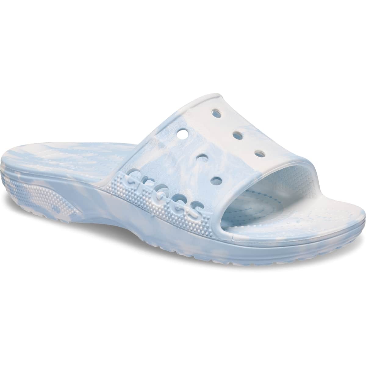Crocs Baya II Marbled Slide – Waterproof Sandals, Lightweight, Easy Clean