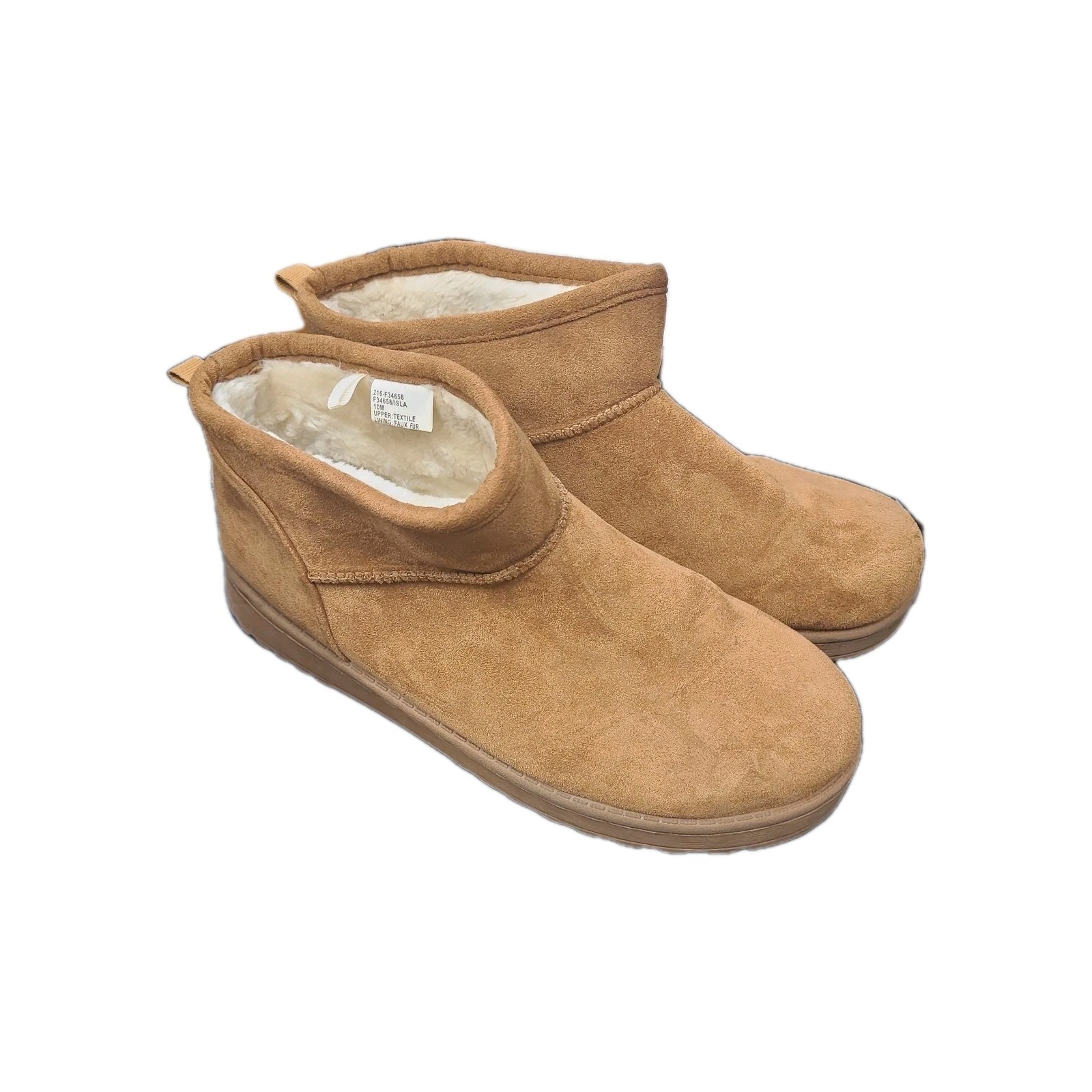 WHITE MOUNTAIN Women’s Inspa Lined Ankle Bootie Whiskey Suede, 10M