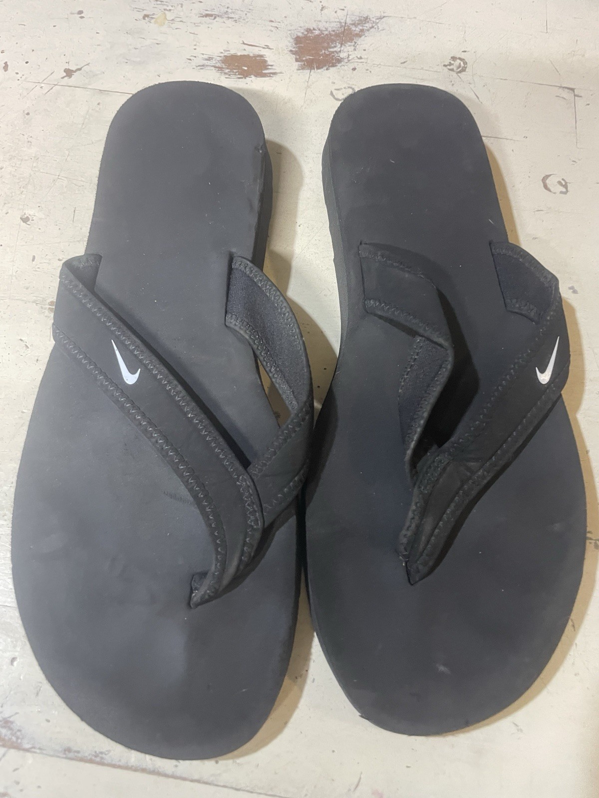 Nike Celso Girl Thong Women’s Slides Black Flip Flop Size 9
