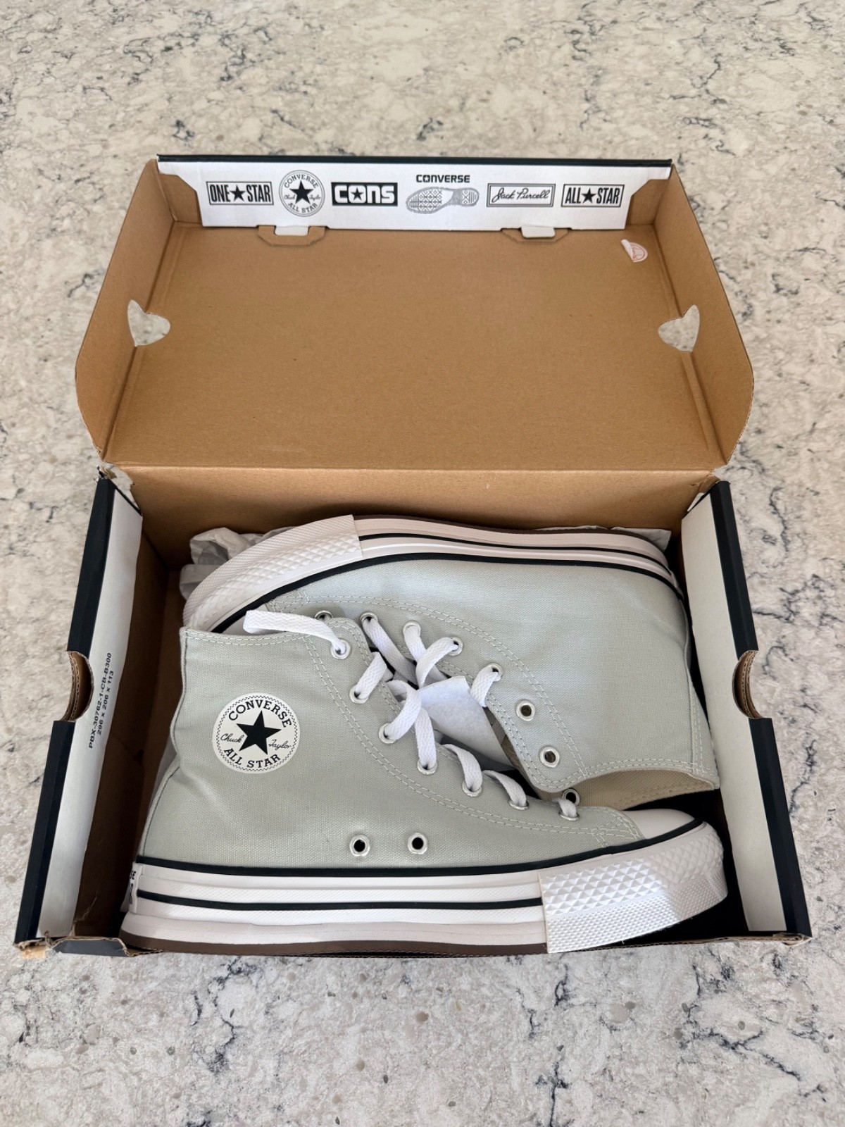 NEW – Size 6M/8W – Converse Chuck Taylor All Star Eva Lift Hi Sneakers – A13122F