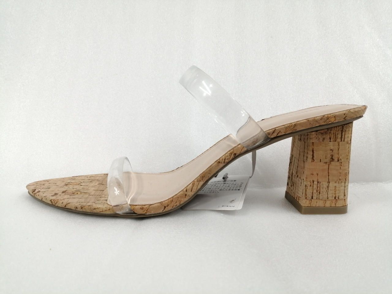SNIDEL Clear Strap Cork Sandals L Varier Mules Used