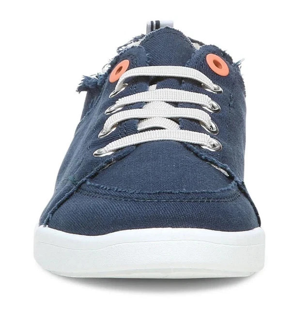 VIONIC Beach Pismo Casual Sneaker Navy Canvas Color, New, All Size