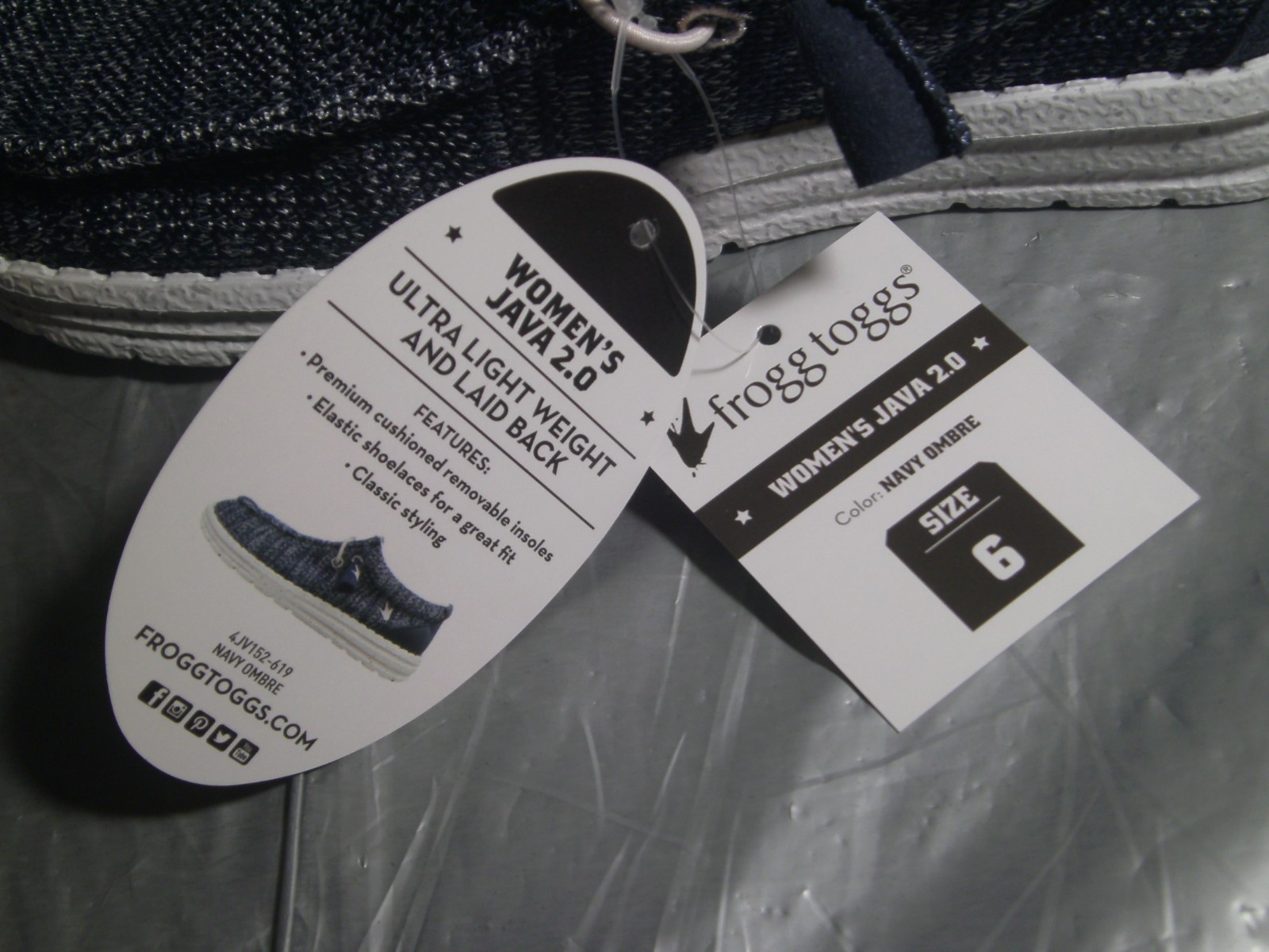 Frogg Toggs Women’s Size 6 Java 2.0 Waterproof Breathable Color Navy Blue