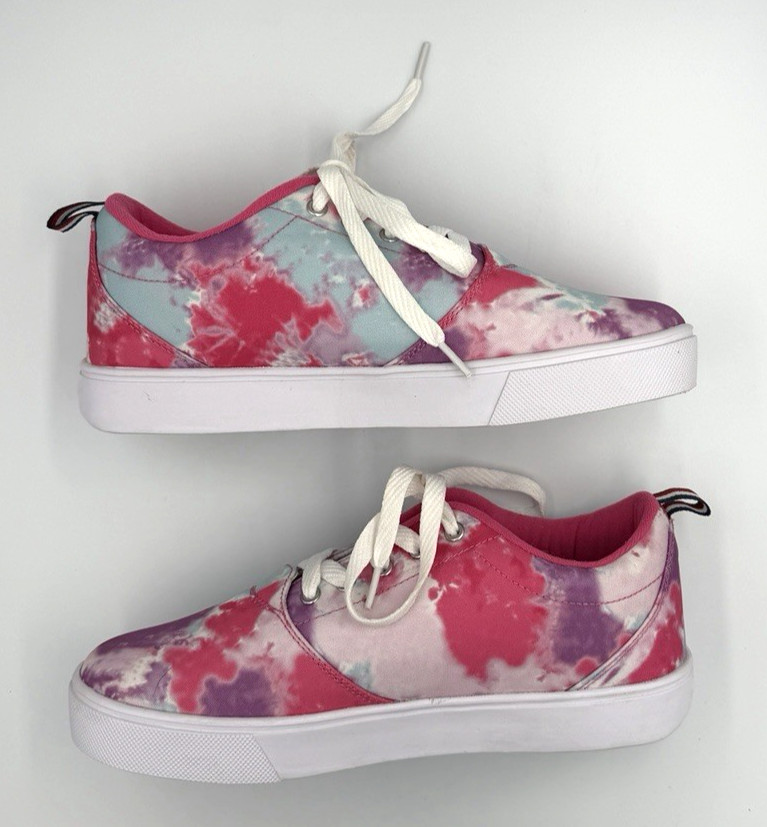 Tommy Hilfiger Heelys Women’s Sz 8 Skate Tie Dye Pink Sneakers Shoes NO WHEELS