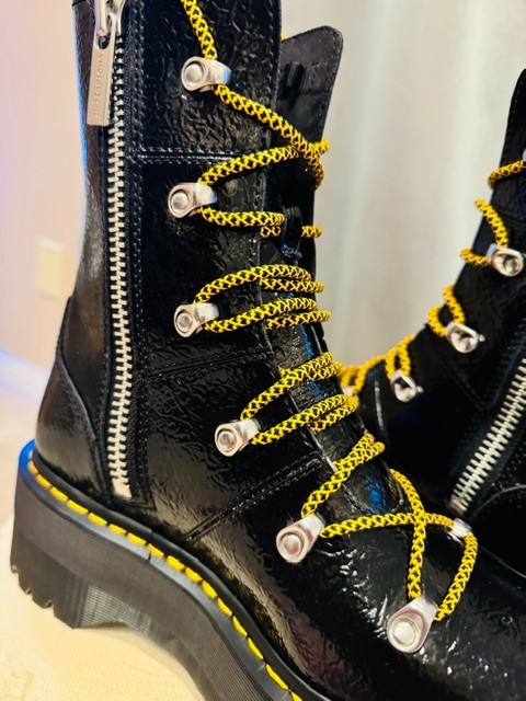 Dr. Martens Jaden Max Platform Boots Goodyear Laces Womens Size 8