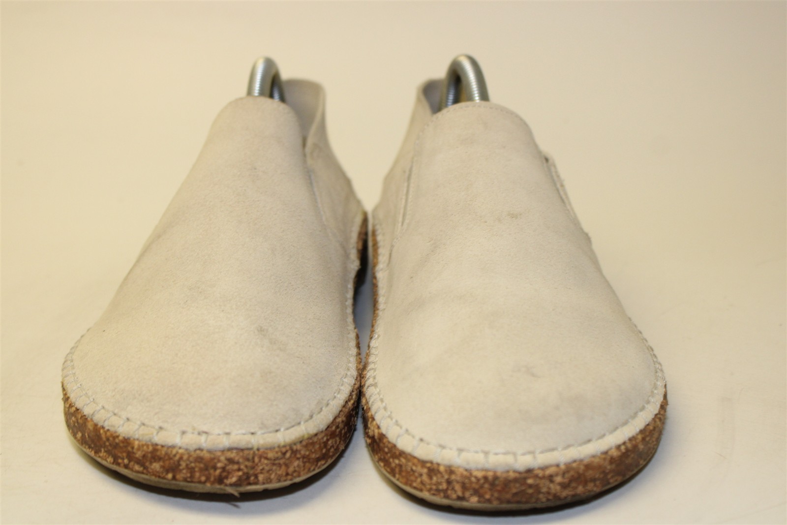 Birkenstock Callan Suede Slip On Loafers Womens 10 N 41 Mens 8 Light Beige Shoes