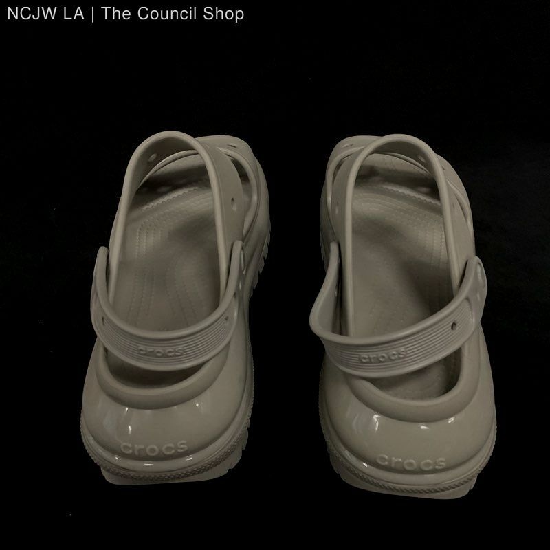 Crocs Classic Mega Crush Grey Platform Sandal Comfort Unisex Adults Size M9 W11