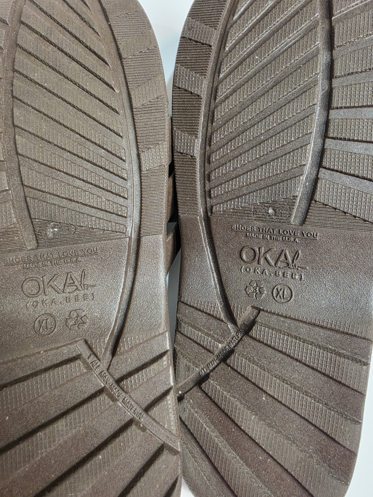 OKA-B Brown Slide Sandals – Unisex Size XL