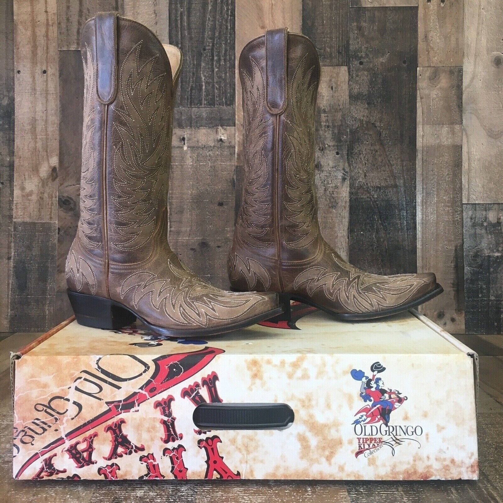 Old Gringo YL355-2 Troy 13” Cowboy Western Boots Womens 7.5 B