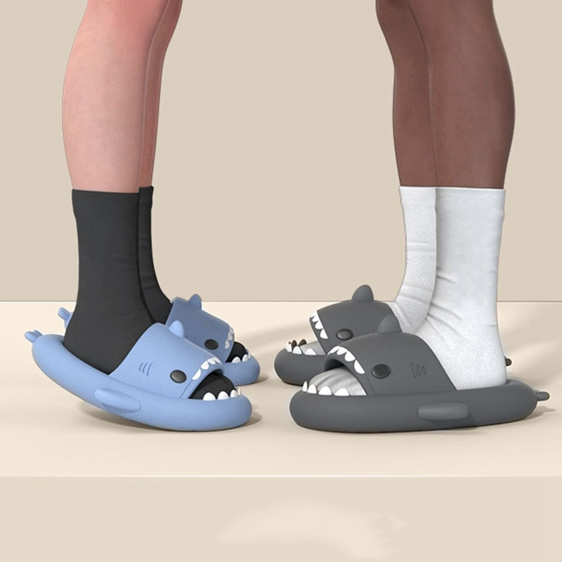 2026 Shark Slippers Women Men Summer Sandals Flip Flops Couple Funnyn Shoes Gift