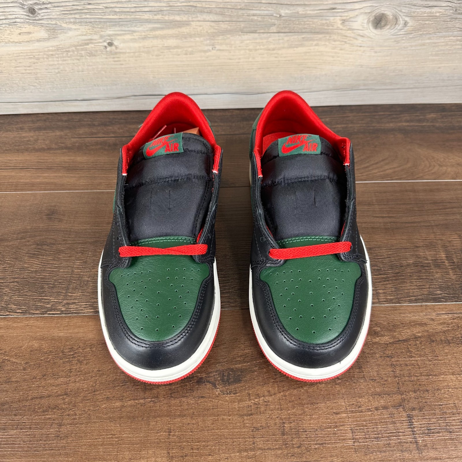 Nike Air Jordan 1 Low OG Womens Size 7.5 Black Gorge Green Sail CZ0775 036