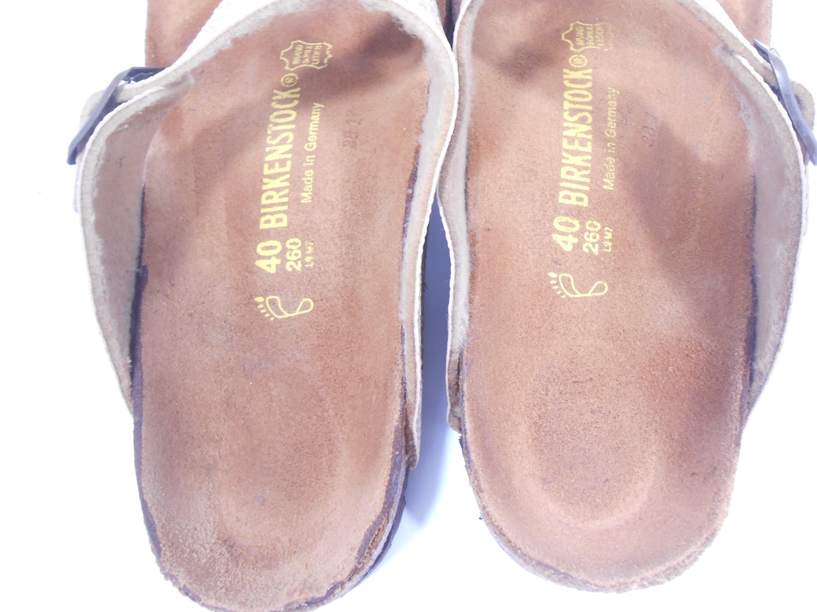 Birkenstock Papillio Thong Sandals Beige. Gizeh. Sz: 40. 260 L9 M7 Germany