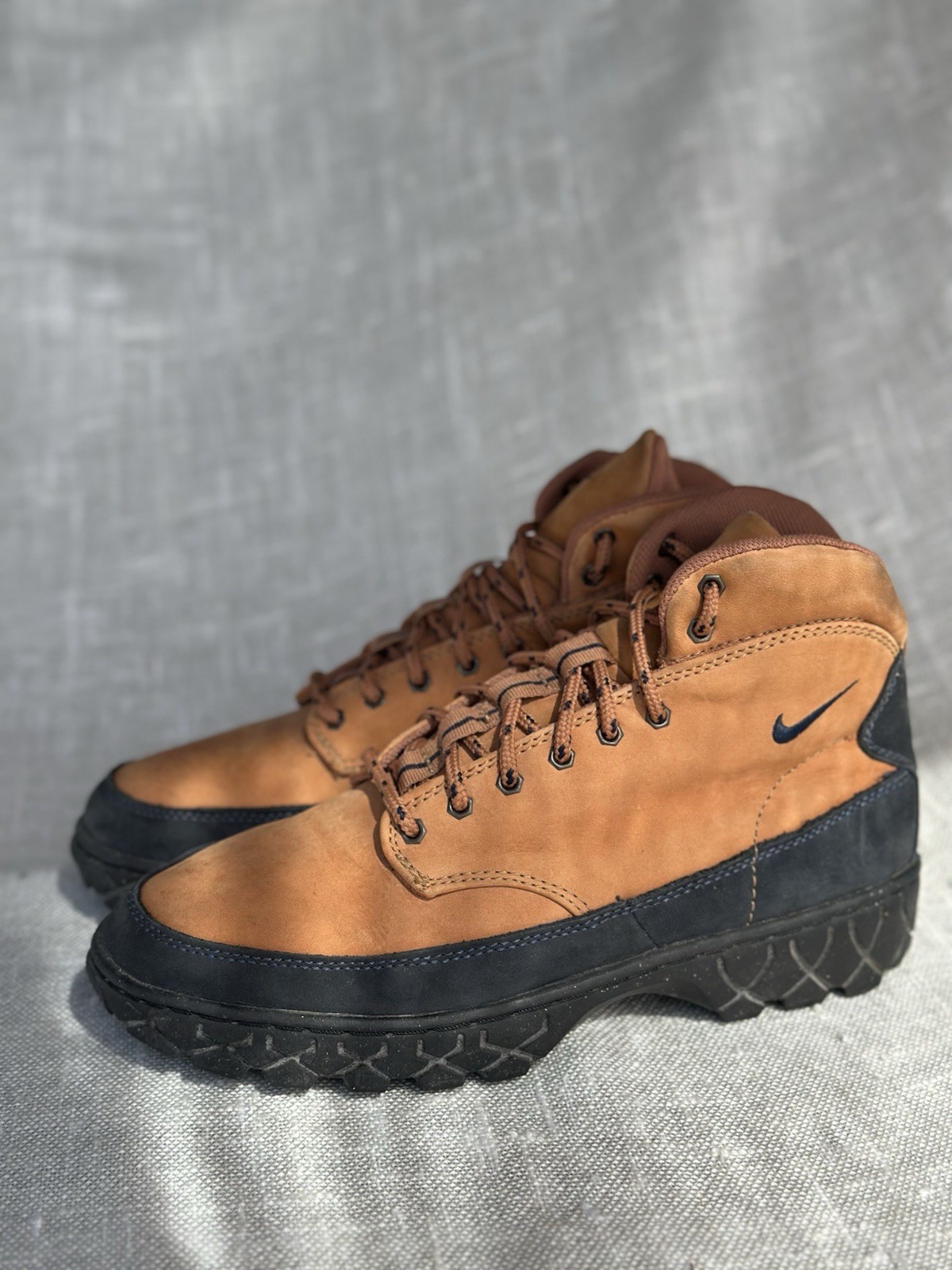 VTG 90s Y2K Nike ACG Zion Mid Leather Boots Sz M 9 / W 10