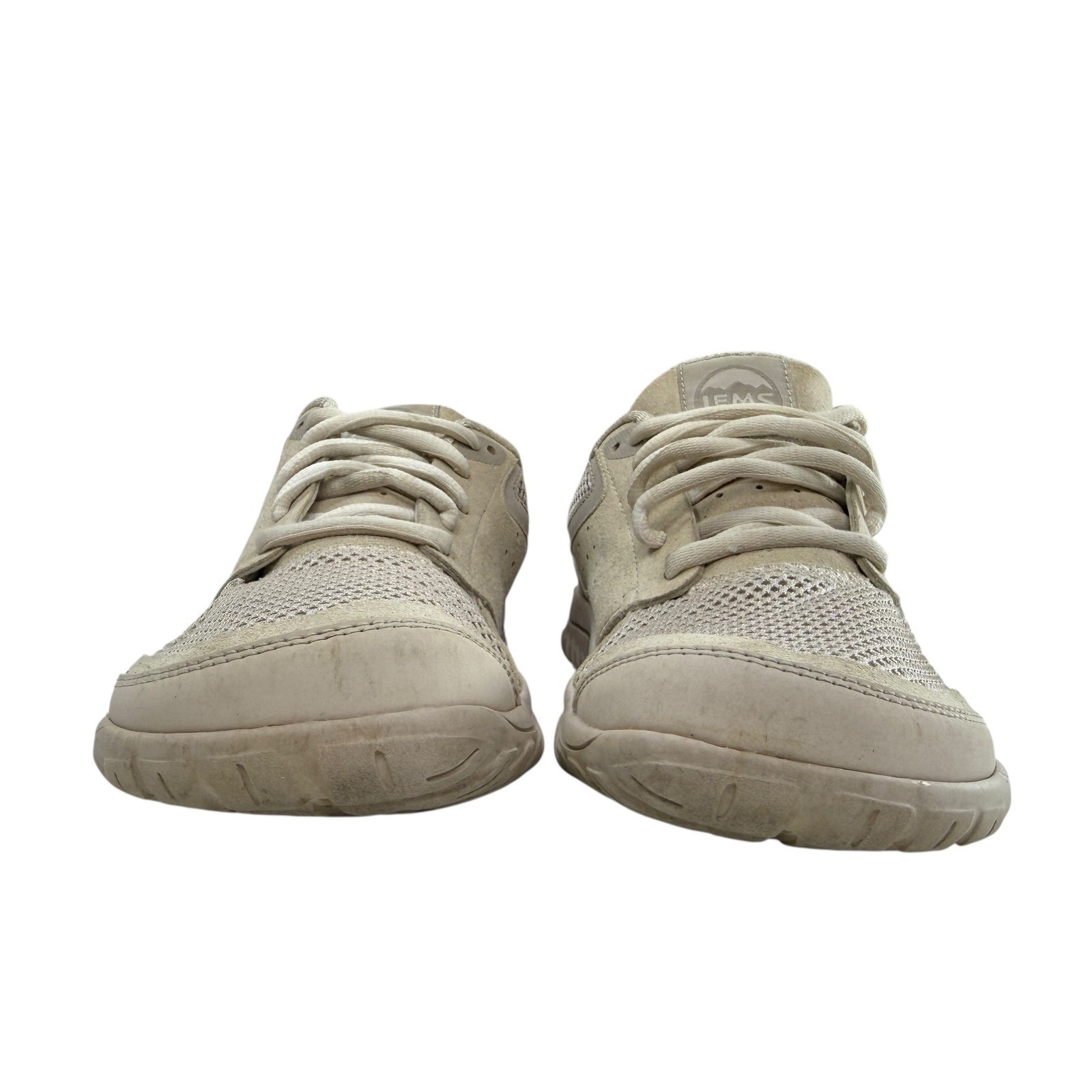 Lems Primal Zen Barefoot Sneakers Women Size 7 White Sand Mesh Suede