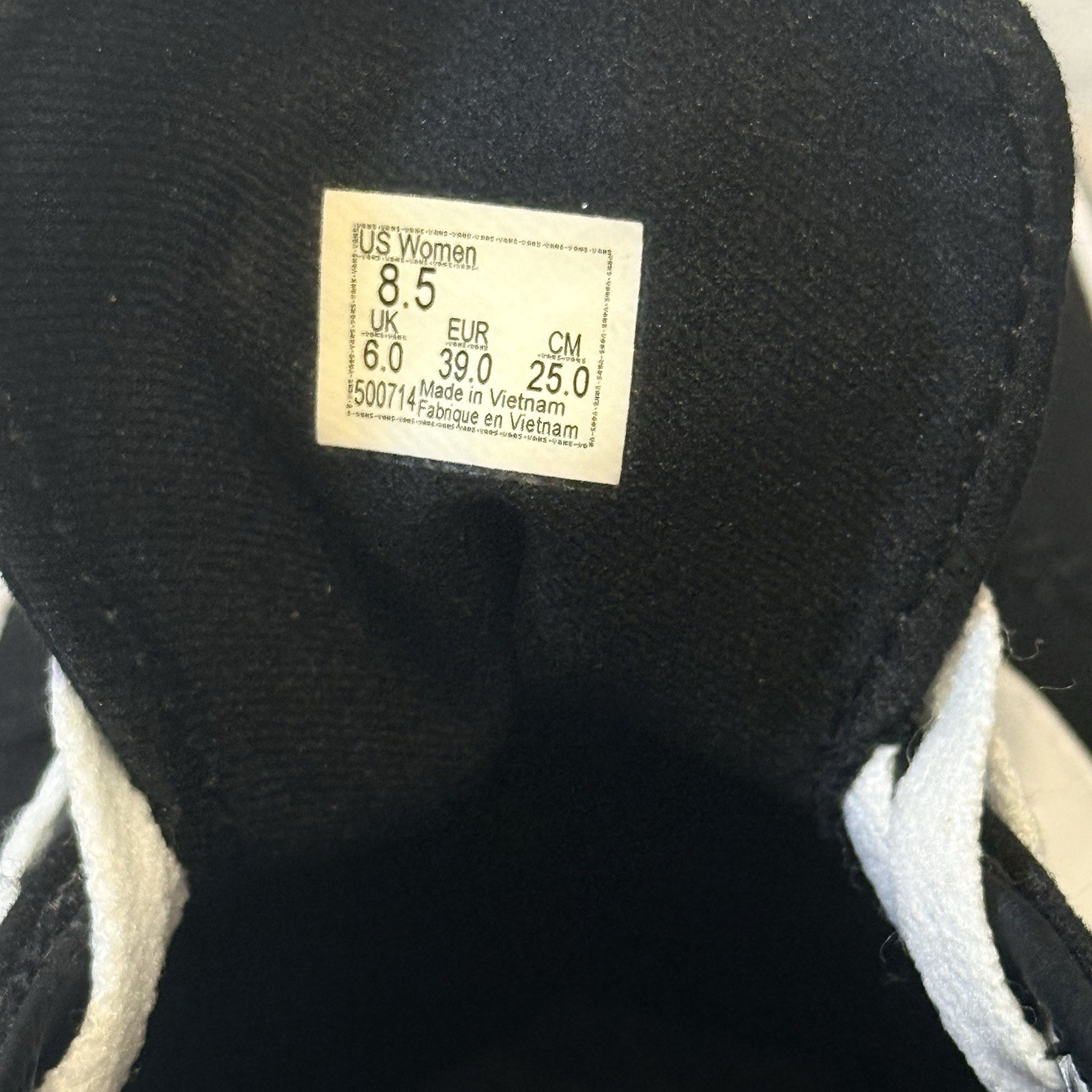 Vans Ward Low Black White Skate Shoes Women’s Size 8.5 Sneaker Canvas Classic