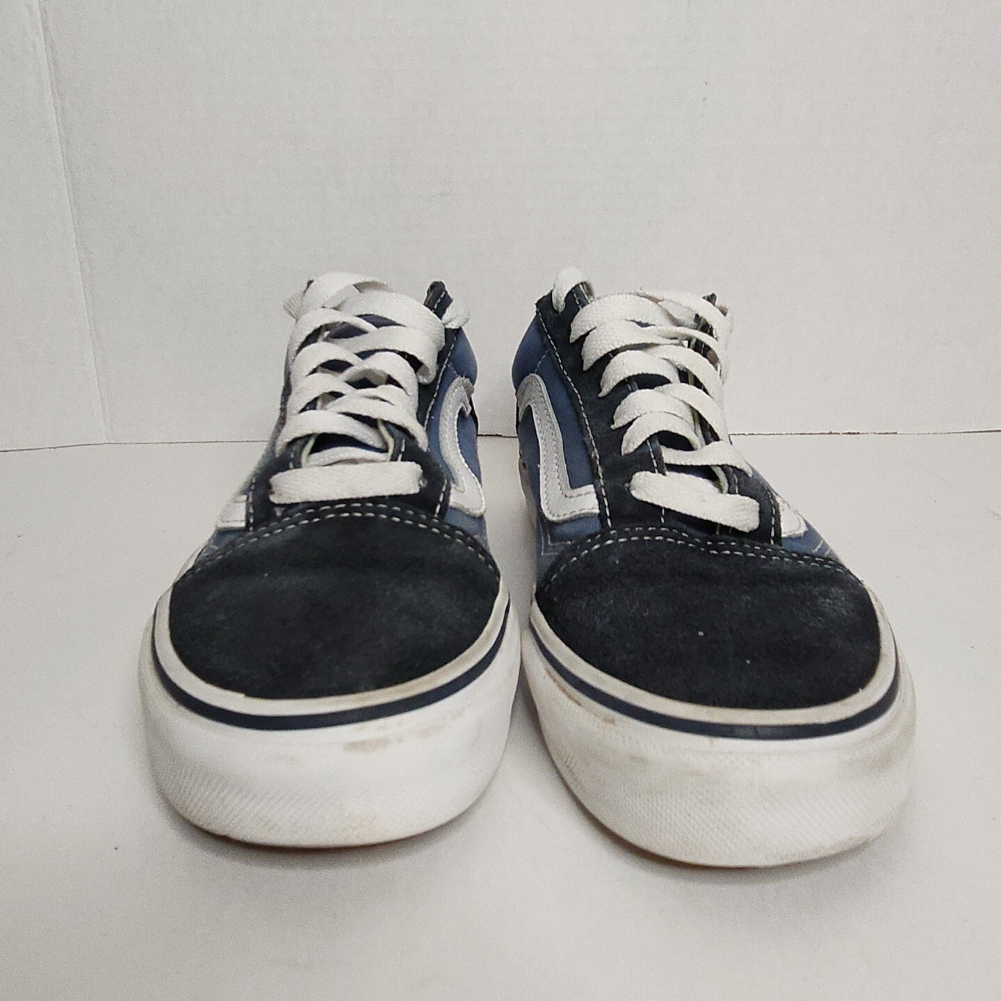 Vans Old Skool Acid Denim Skateboard Sneakers Shoes Blue Size Women 5 Men 3.5