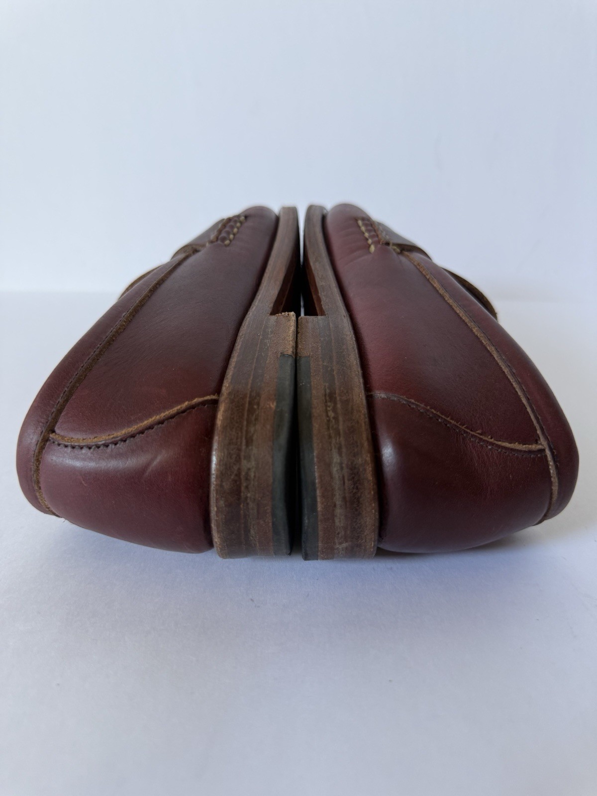 Rancourt Cole Haan Pinch America Penny Loafer Brown Stich Maine USA Womens 6.5 M