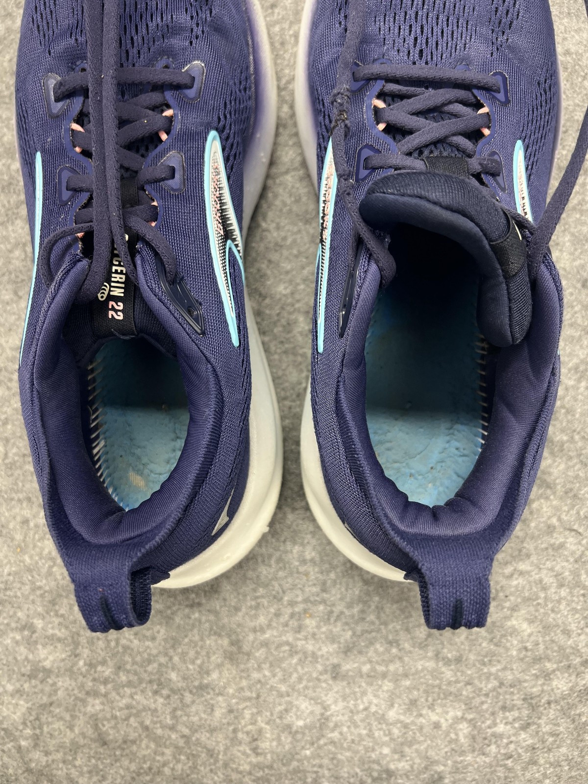 Brooks Glycerin 22 Shoes Womens Size 11 Blue Running Cushioned 1204341B429