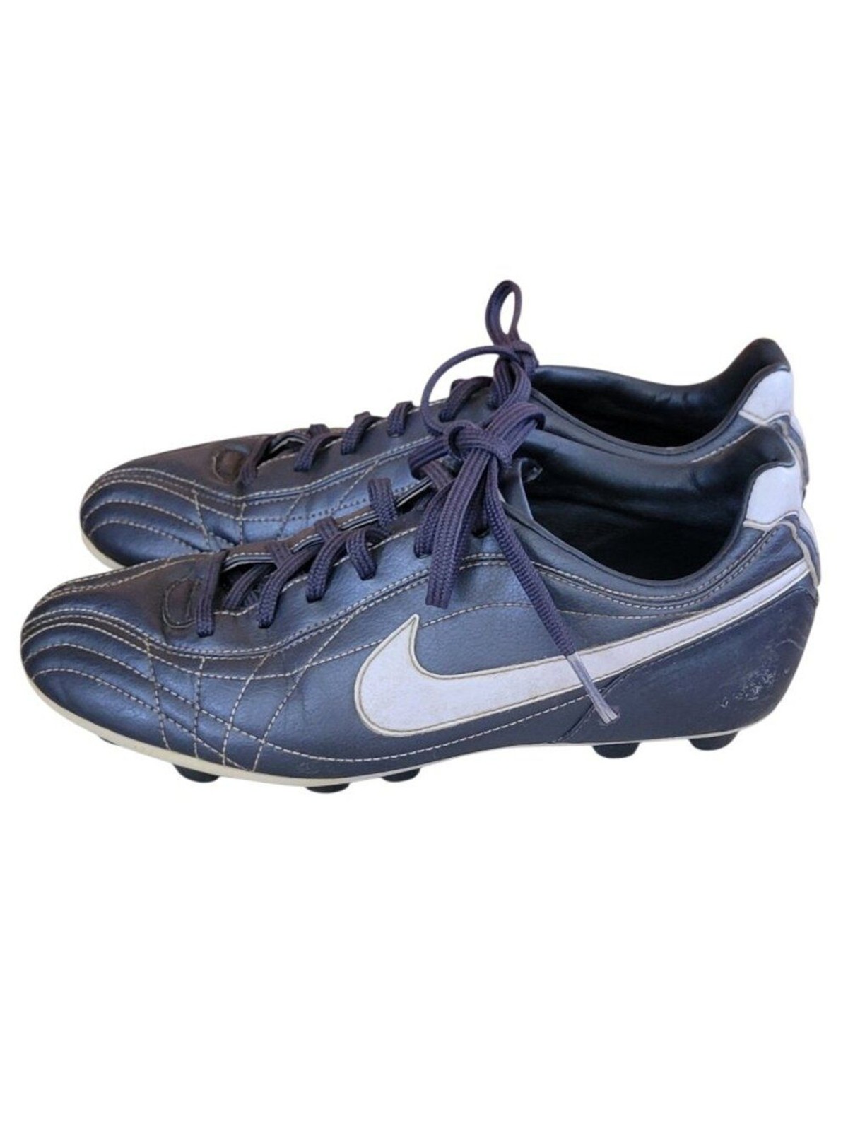 Nike Tiempo Natural VT Soccer Cleats Women’s Size 9 Gray Blue FG 312736-051